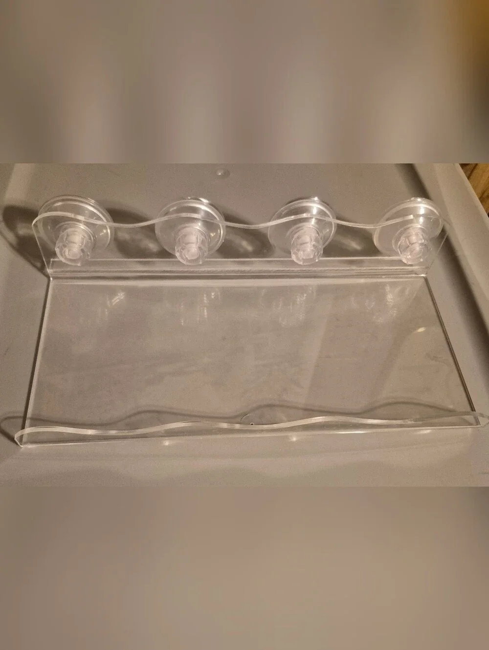 Acrylic Window Plant Shelf with Suction Cups